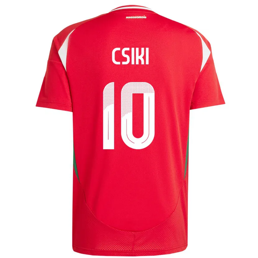 Danxen Niño Camiseta Hungría Anna Csiki #10 Rojo 1ª Equipación 24-26 La Camisa México