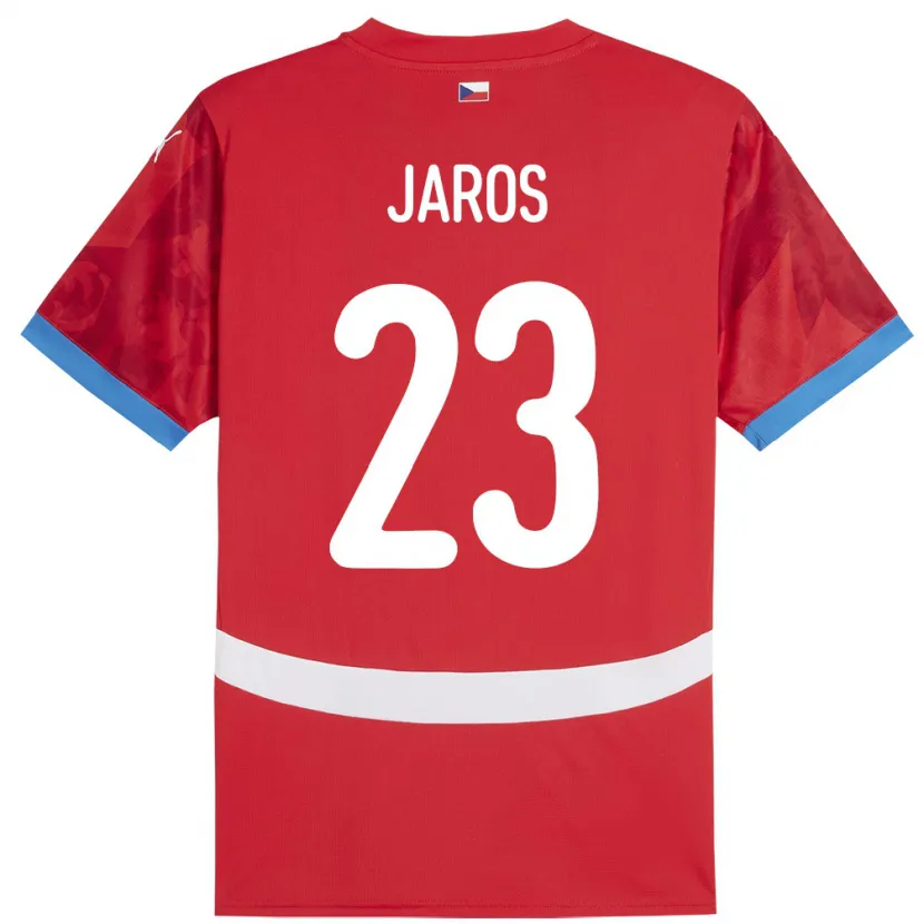 Danxen Niño Camiseta Chequia Vitezslav Jaros #23 Rojo 1ª Equipación 24-26 La Camisa México