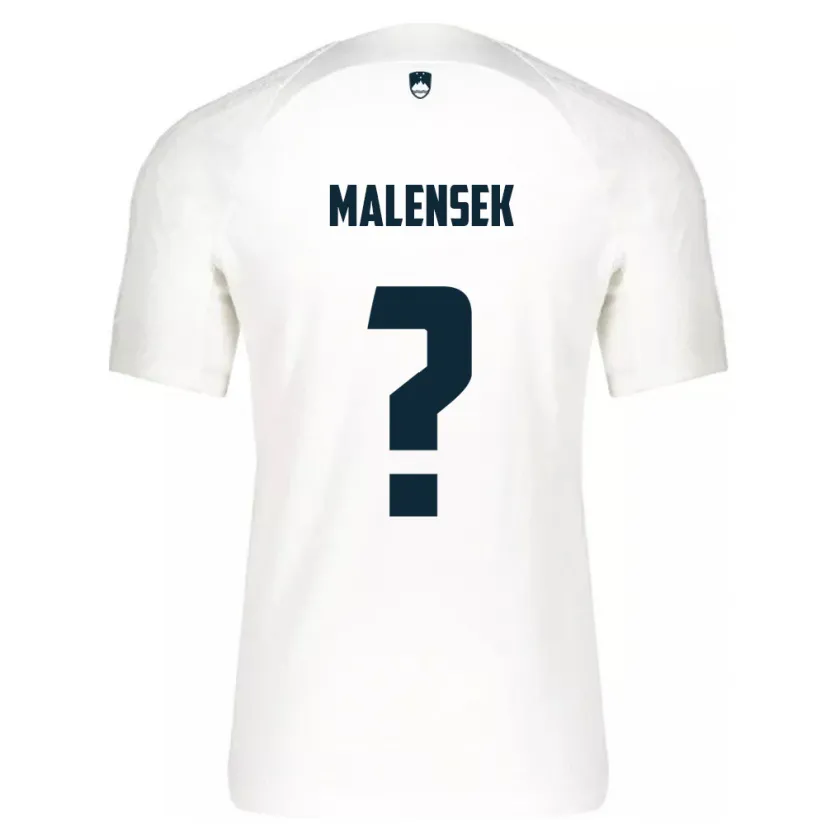 Danxen Niño Camiseta Eslovenia Matej Malensek #0 Blanco 1ª Equipación 24-26 La Camisa México