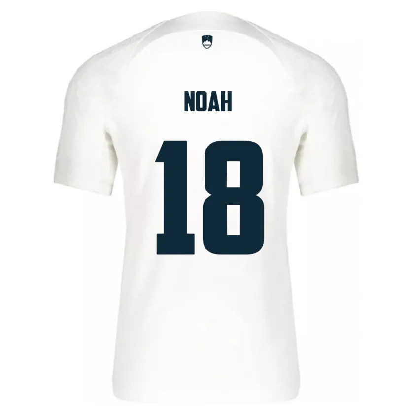 Danxen Niño Camiseta Eslovenia Noah Weißbach #18 Blanco 1ª Equipación 24-26 La Camisa México