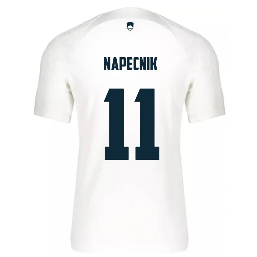 Danxen Niño Camiseta Eslovenia Gal Napecnik #11 Blanco 1ª Equipación 24-26 La Camisa México