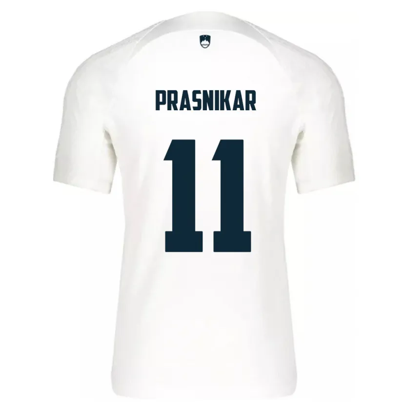 Danxen Niño Camiseta Eslovenia Lara Prašnikar #11 Blanco 1ª Equipación 24-26 La Camisa México