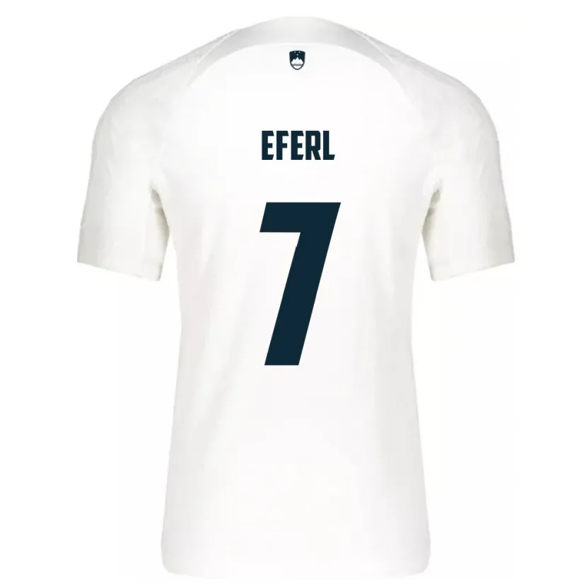 Danxen Niño Camiseta Eslovenia Anja Eferl #7 Blanco 1ª Equipación 24-26 La Camisa México