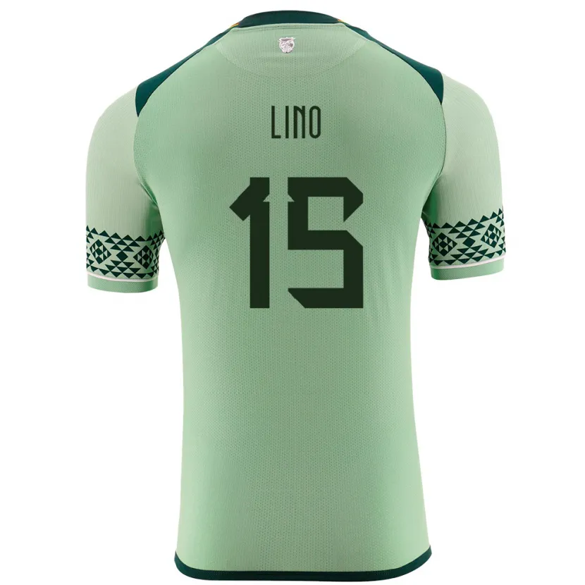 Danxen Niño Camiseta Bolivia Daniel Lino #15 Verde Claro 1ª Equipación 24-26 La Camisa México