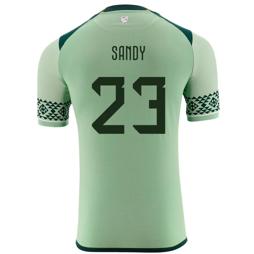 Danxen Niño Camiseta Bolivia Daniel Sandy #23 Verde Claro 1ª Equipación 24-26 La Camisa México