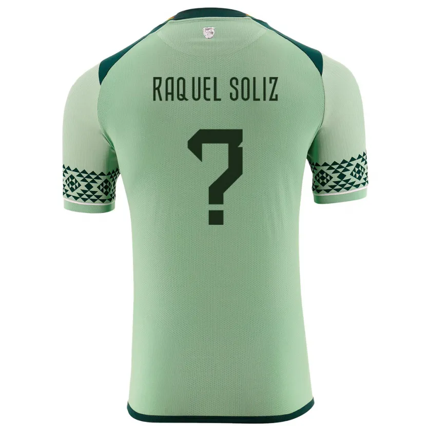 Danxen Niño Camiseta Bolivia Ruth Raquel Soliz #0 Verde Claro 1ª Equipación 24-26 La Camisa México
