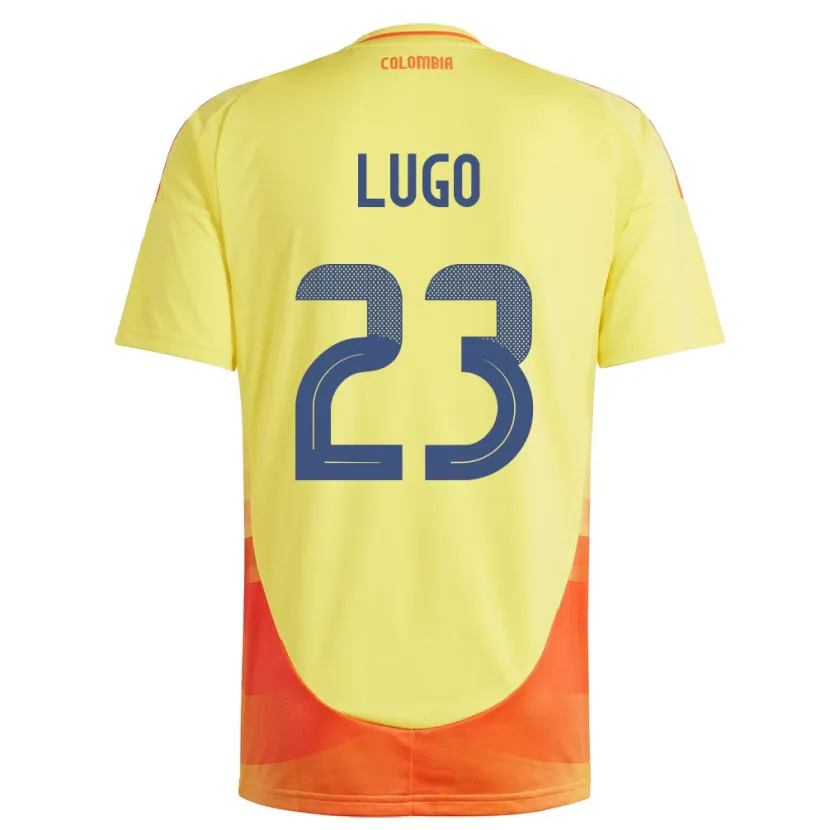 Danxen Niño Camiseta Colombia Michelle Lugo #23 Amarillo 1ª Equipación 24-26 La Camisa México