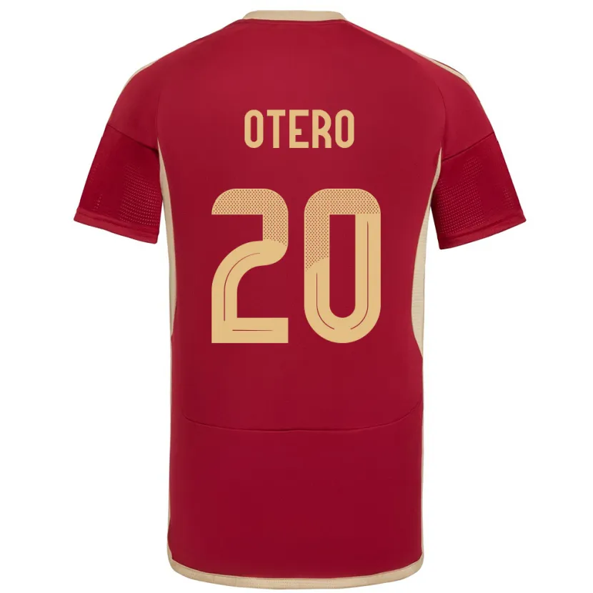 Danxen Niño Camiseta Venezuela Rómulo Otero #20 Borgoña 1ª Equipación 24-26 La Camisa México