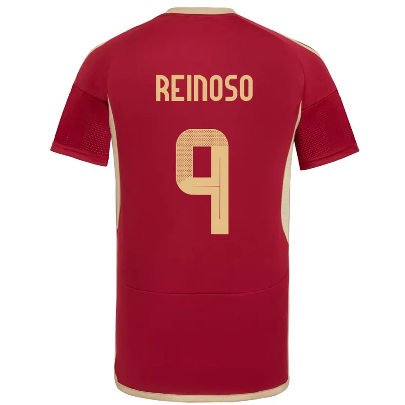 Danxen Niño Camiseta Venezuela Lucciano Reinoso #9 Borgoña 1ª Equipación 24-26 La Camisa México