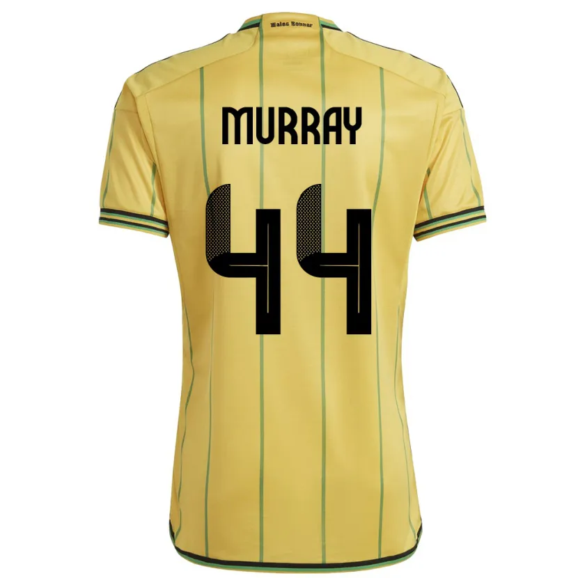 Danxen Niño Camiseta Jamaica Satara Murray #44 Amarillo 1ª Equipación 24-26 La Camisa México