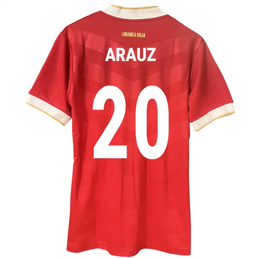 Danxen Niño Camiseta Panamá Yulieth Araúz #20 Rojo 1ª Equipación 24-26 La Camisa México