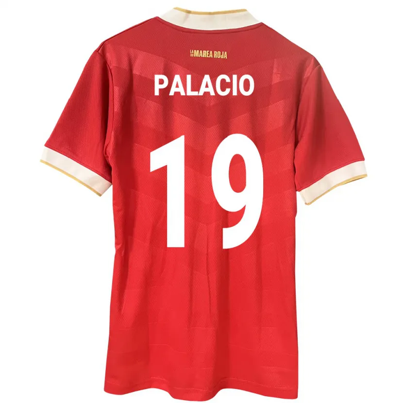 Danxen Niño Camiseta Panamá Yarelis Palacio #19 Rojo 1ª Equipación 24-26 La Camisa México