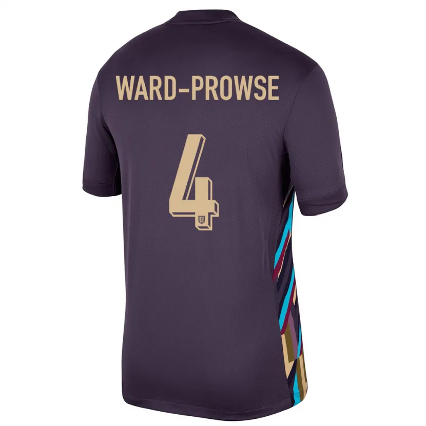 Danxen Niño Camiseta Inglaterra James Ward-Prowse #4 Pasa Oscura 2ª Equipación 24-26 La Camisa México