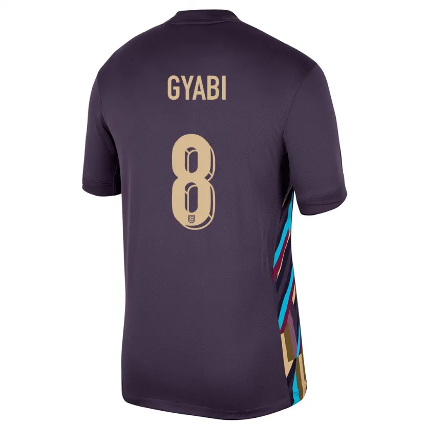 Danxen Niño Camiseta Inglaterra Darko Gyabi #8 Pasa Oscura 2ª Equipación 24-26 La Camisa México