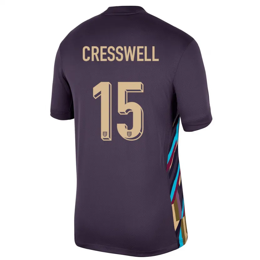 Danxen Niño Camiseta Inglaterra Charlie Cresswell #15 Pasa Oscura 2ª Equipación 24-26 La Camisa México