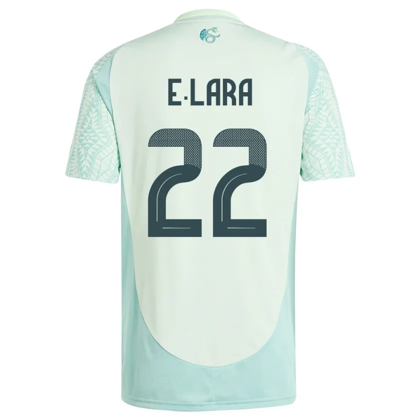 Danxen Niño Camiseta México Emilio Lara #22 Lino Verde 2ª Equipación 24-26 La Camisa México