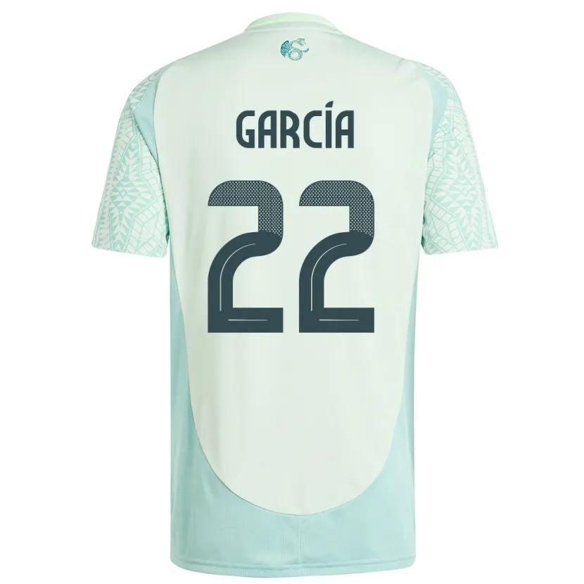 Danxen Niño Camiseta México Diana Garcia #22 Lino Verde 2ª Equipación 24-26 La Camisa México