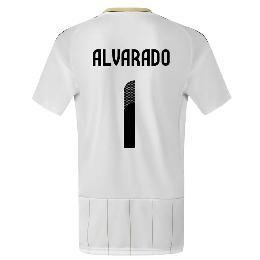 Danxen Niño Camiseta Costa Rica Esteban Alvarado #1 Blanco 2ª Equipación 24-26 La Camisa México