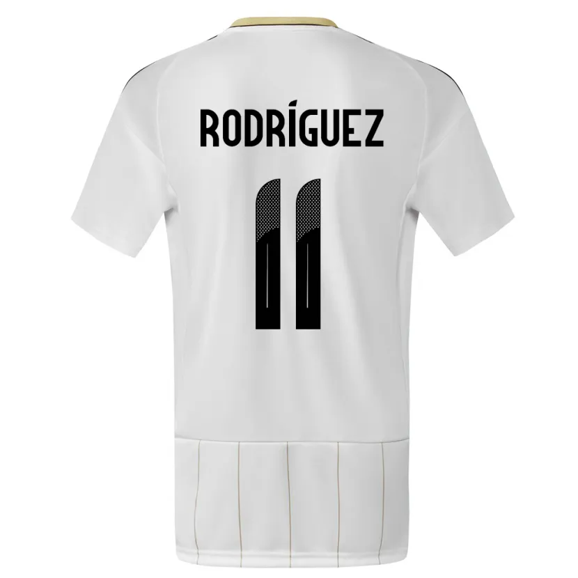 Danxen Niño Camiseta Costa Rica Raquel Rodriguez #11 Blanco 2ª Equipación 24-26 La Camisa México