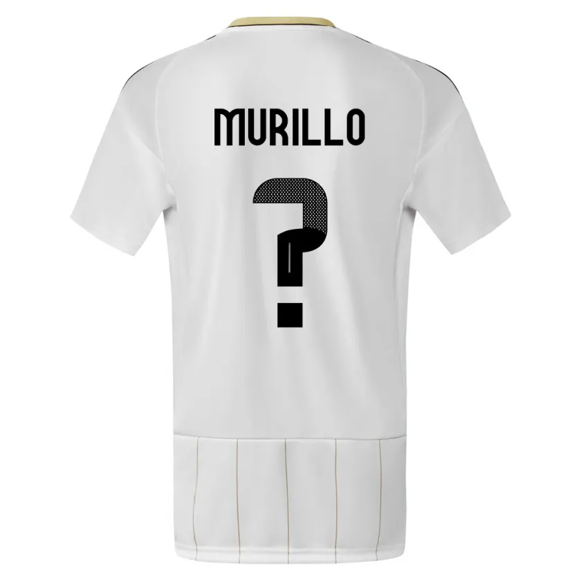 Danxen Niño Camiseta Costa Rica Isaac Murillo #0 Blanco 2ª Equipación 24-26 La Camisa México