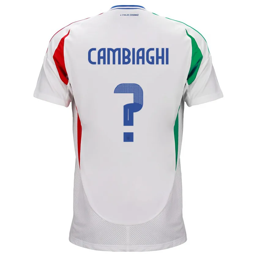 Danxen Niño Camiseta Italia Michela Cambiaghi #0 Blanco 2ª Equipación 24-26 La Camisa México