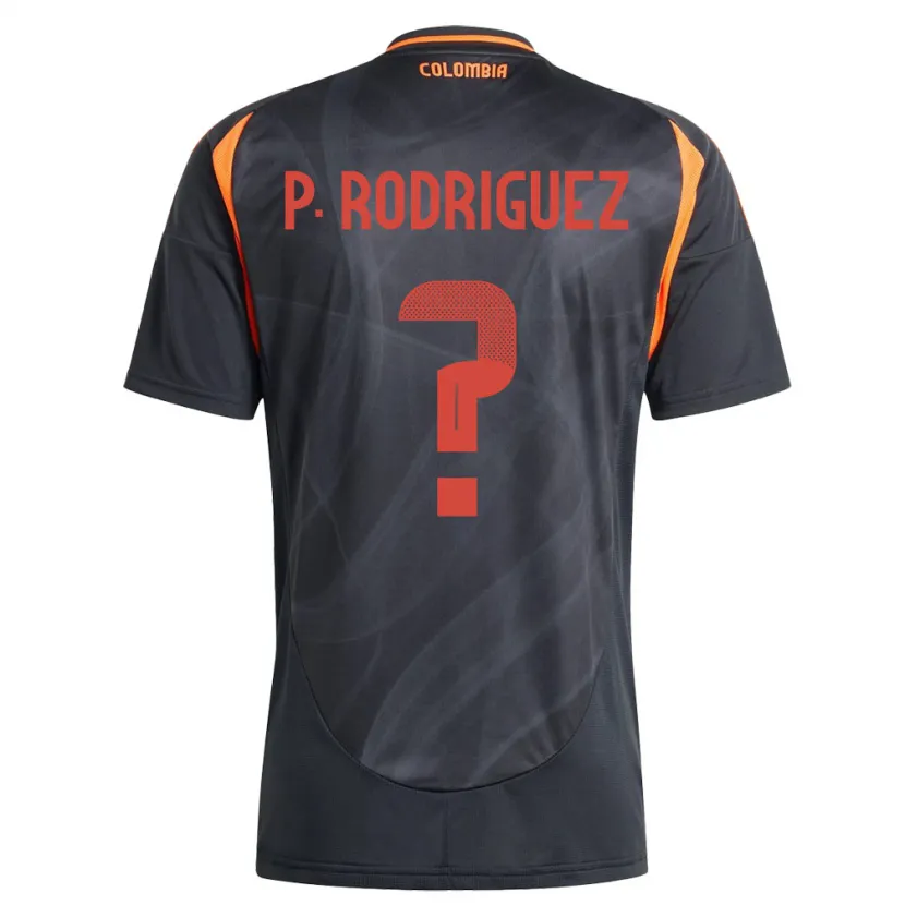Danxen Niño Camiseta Colombia Pedro Rodríguez #0 Negro 2ª Equipación 24-26 La Camisa México