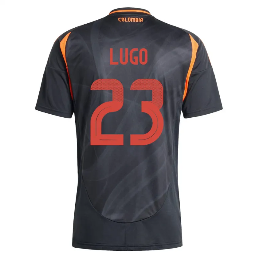 Danxen Niño Camiseta Colombia Michelle Lugo #23 Negro 2ª Equipación 24-26 La Camisa México