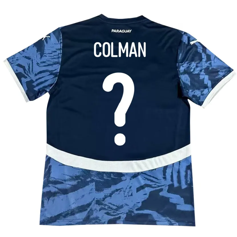 Danxen Niño Camiseta Paraguay Orlando Colmán #0 Azul 2ª Equipación 24-26 La Camisa México