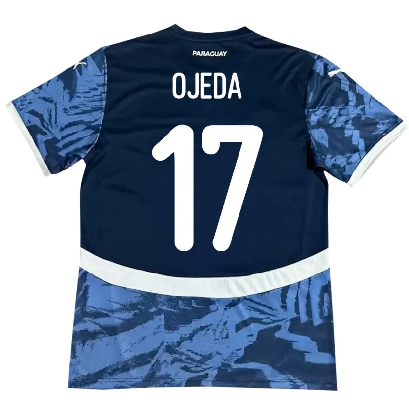 Danxen Niño Camiseta Paraguay Deisy Ojeda #17 Azul 2ª Equipación 24-26 La Camisa México