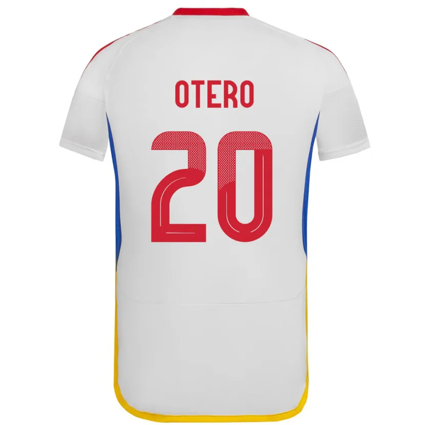 Danxen Niño Camiseta Venezuela Rómulo Otero #20 Blanco 2ª Equipación 24-26 La Camisa México