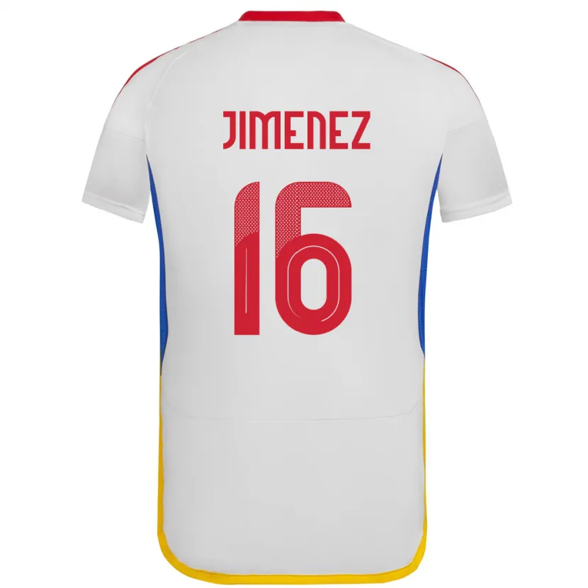 Danxen Niño Camiseta Venezuela Néstor Jiménez #16 Blanco 2ª Equipación 24-26 La Camisa México
