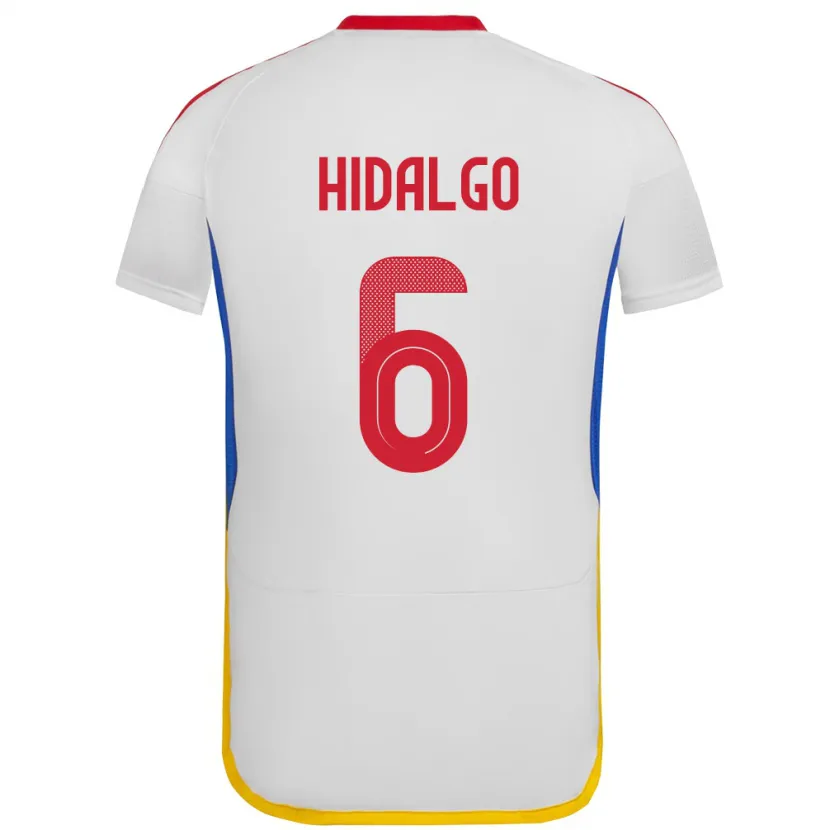 Danxen Niño Camiseta Venezuela Rai Hidalgo #6 Blanco 2ª Equipación 24-26 La Camisa México