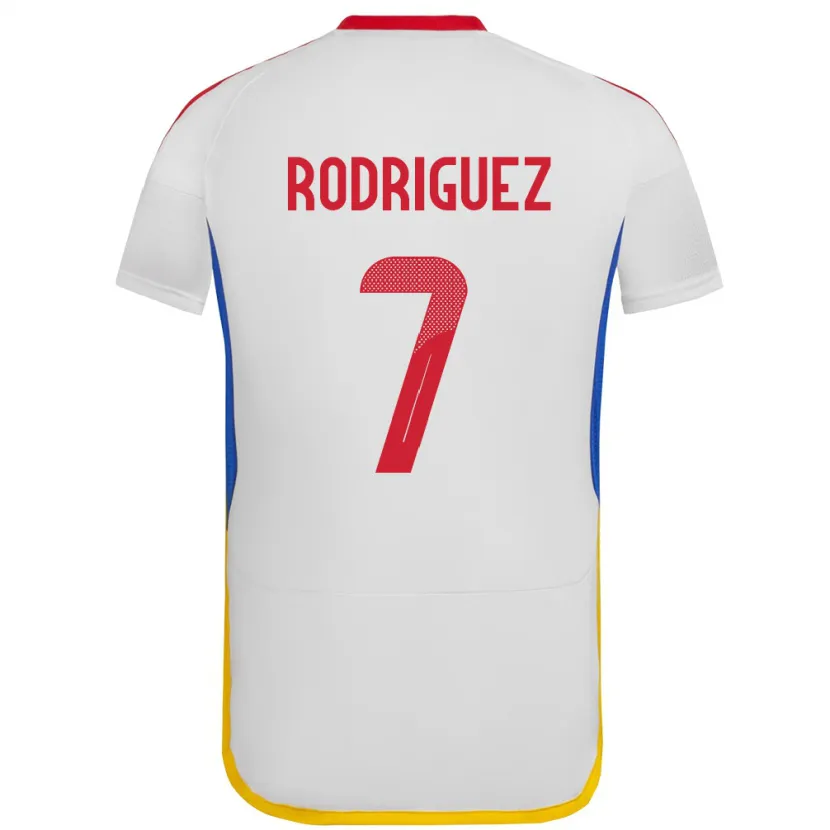 Danxen Niño Camiseta Venezuela Daniuska Rodriguez #7 Blanco 2ª Equipación 24-26 La Camisa México