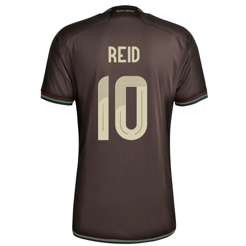 Danxen Niño Camiseta Jamaica Bobby De Cordova-Reid #10 Marrón Noche 2ª Equipación 24-26 La Camisa México