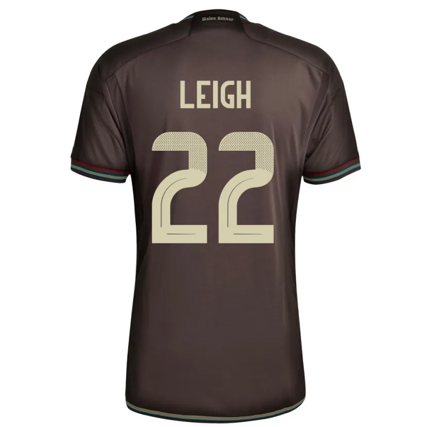Danxen Niño Camiseta Jamaica Greg Leigh #22 Marrón Noche 2ª Equipación 24-26 La Camisa México