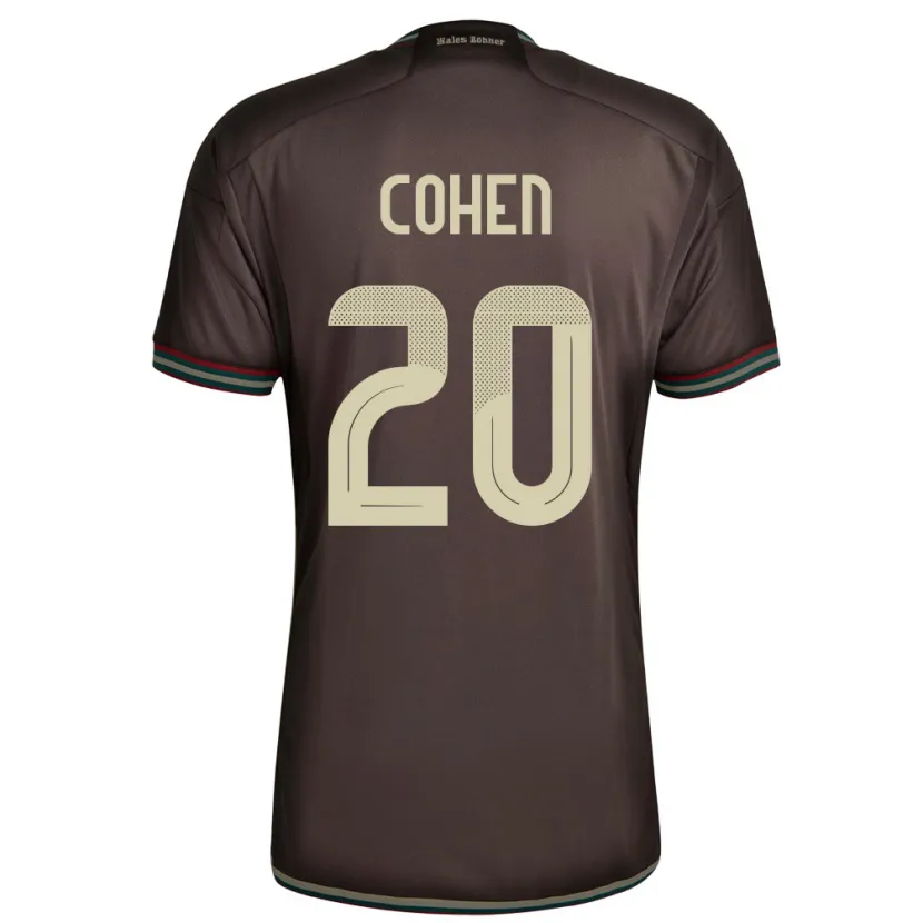 Danxen Niño Camiseta Jamaica Dunsting Cohen #20 Marrón Noche 2ª Equipación 24-26 La Camisa México