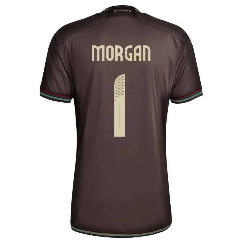 Danxen Niño Camiseta Jamaica Aliyah Morgan #1 Marrón Noche 2ª Equipación 24-26 La Camisa México