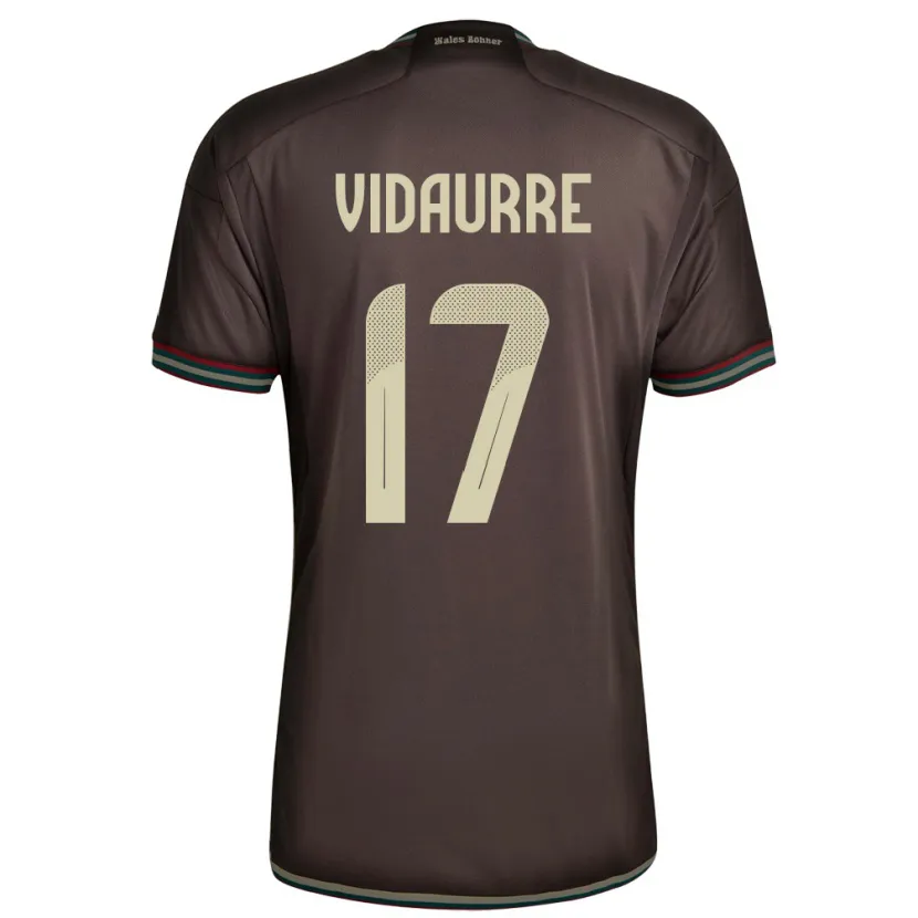 Danxen Niño Camiseta Jamaica Zoe Vidaurre #17 Marrón Noche 2ª Equipación 24-26 La Camisa México