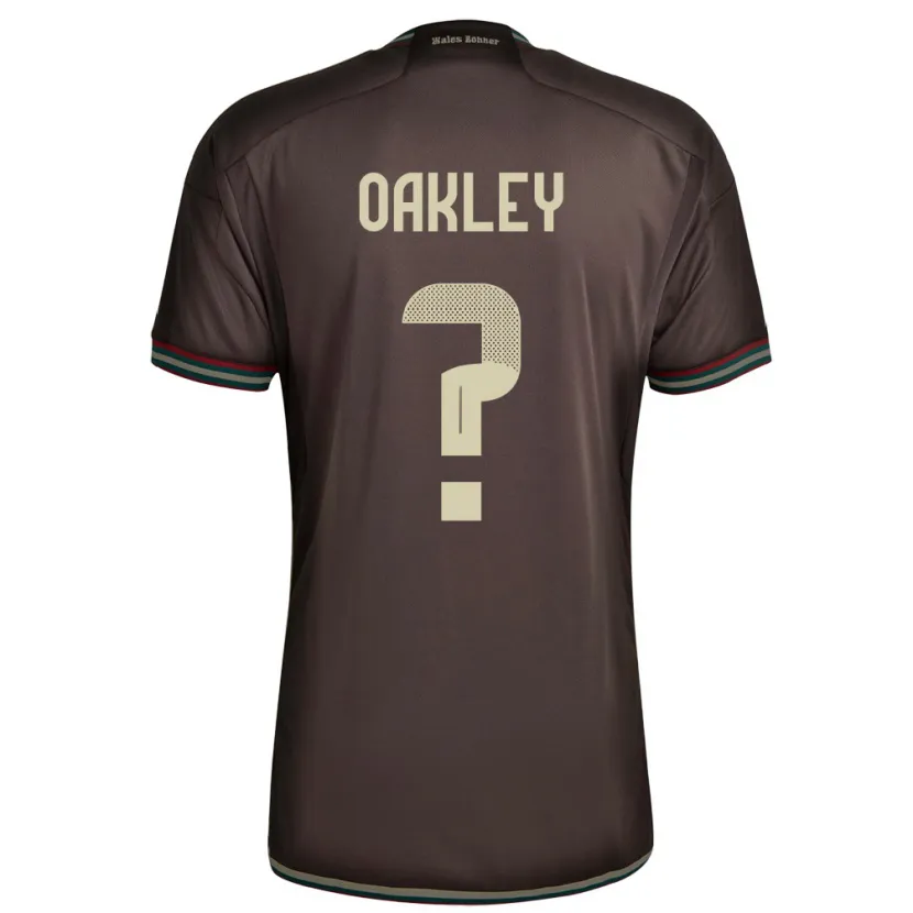 Danxen Niño Camiseta Jamaica Katie Oakley #0 Marrón Noche 2ª Equipación 24-26 La Camisa México