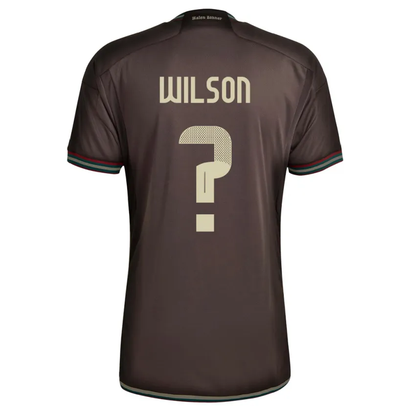 Danxen Niño Camiseta Jamaica Dannique Wilson #0 Marrón Noche 2ª Equipación 24-26 La Camisa México