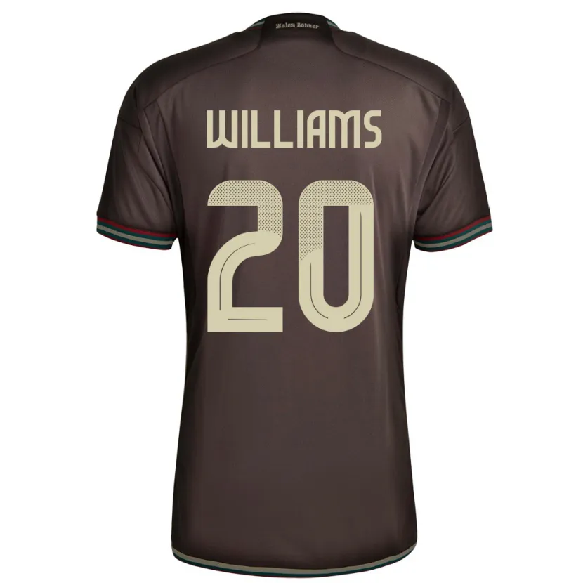 Danxen Niño Camiseta Jamaica Victoria Williams #20 Marrón Noche 2ª Equipación 24-26 La Camisa México
