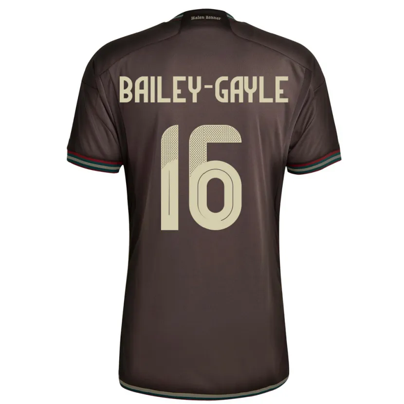 Danxen Niño Camiseta Jamaica Paige Bailey-Gayle #16 Marrón Noche 2ª Equipación 24-26 La Camisa México