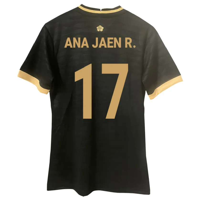 Danxen Niño Camiseta Panamá Ana Jaén Rodríguez #17 Negro 2ª Equipación 24-26 La Camisa México