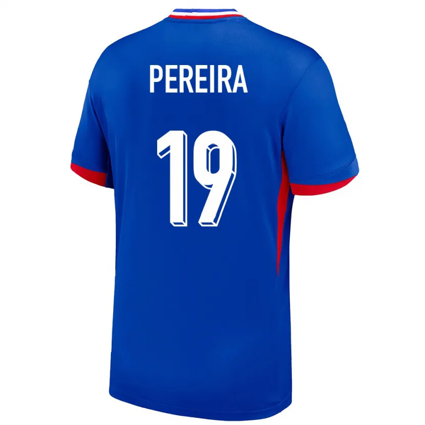 Danxen Hombre Camiseta Francia Brayann Pereira #19 Azul 1ª Equipación 24-26 La Camisa México