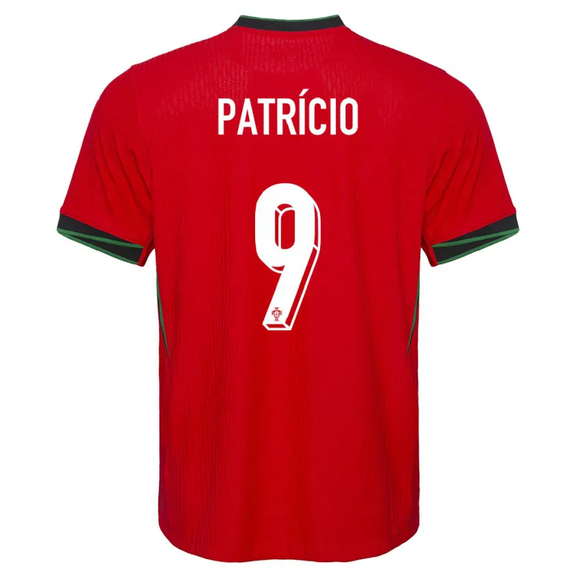 Danxen Hombre Camiseta Portugal Nuno Patricio #9 Rojo 1ª Equipación 24-26 La Camisa México