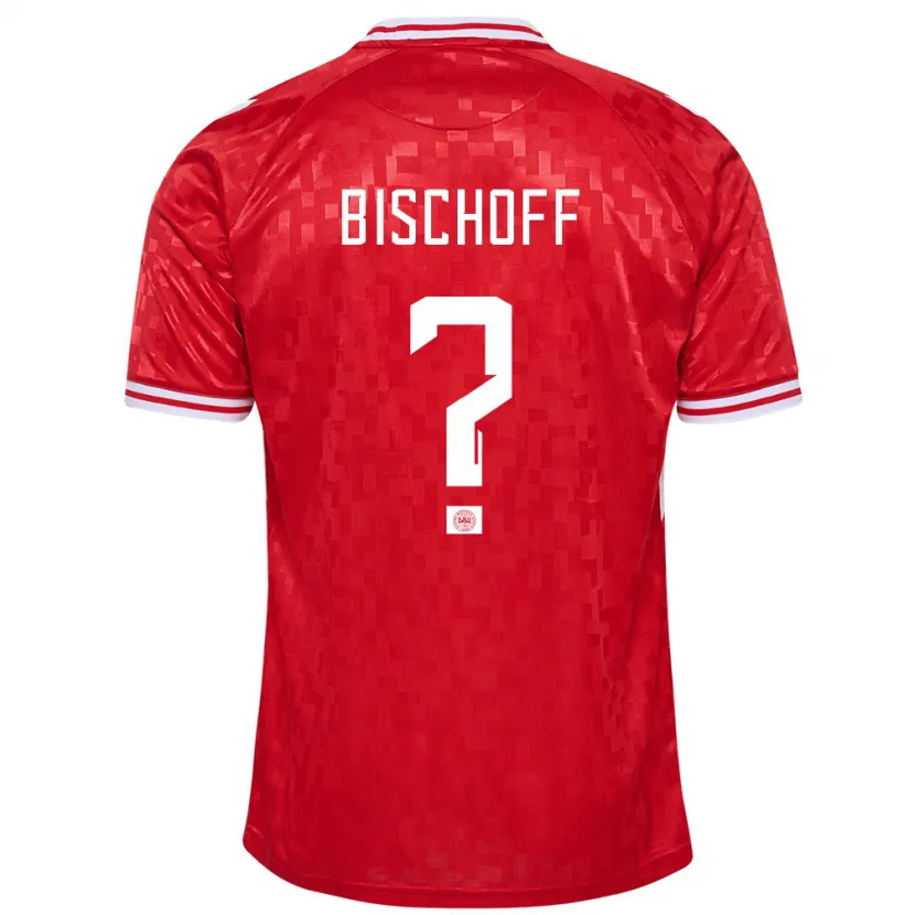 Danxen Hombre Camiseta Dinamarca Clement Bischoff #0 Rojo 1ª Equipación 24-26 La Camisa México