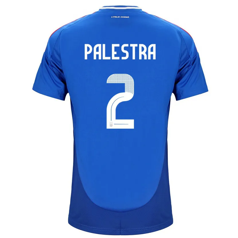 Danxen Hombre Camiseta Italia Marco Palestra #2 Azul 1ª Equipación 24-26 La Camisa México