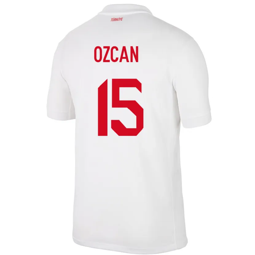 Danxen Hombre Camiseta Turquía Salih Özcan #15 Blanco 1ª Equipación 24-26 La Camisa México