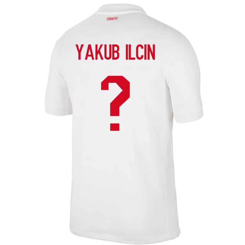 Danxen Hombre Camiseta Turquía Hasan Yakub İlçin #0 Blanco 1ª Equipación 24-26 La Camisa México