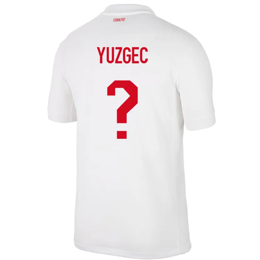 Danxen Hombre Camiseta Turquía Ada Yüzgeç #0 Blanco 1ª Equipación 24-26 La Camisa México